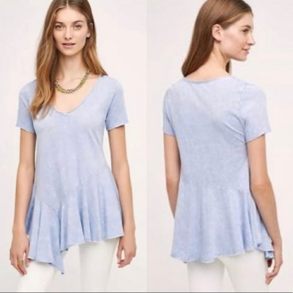 Eri & Ali Anthropologie Peplum Tee
